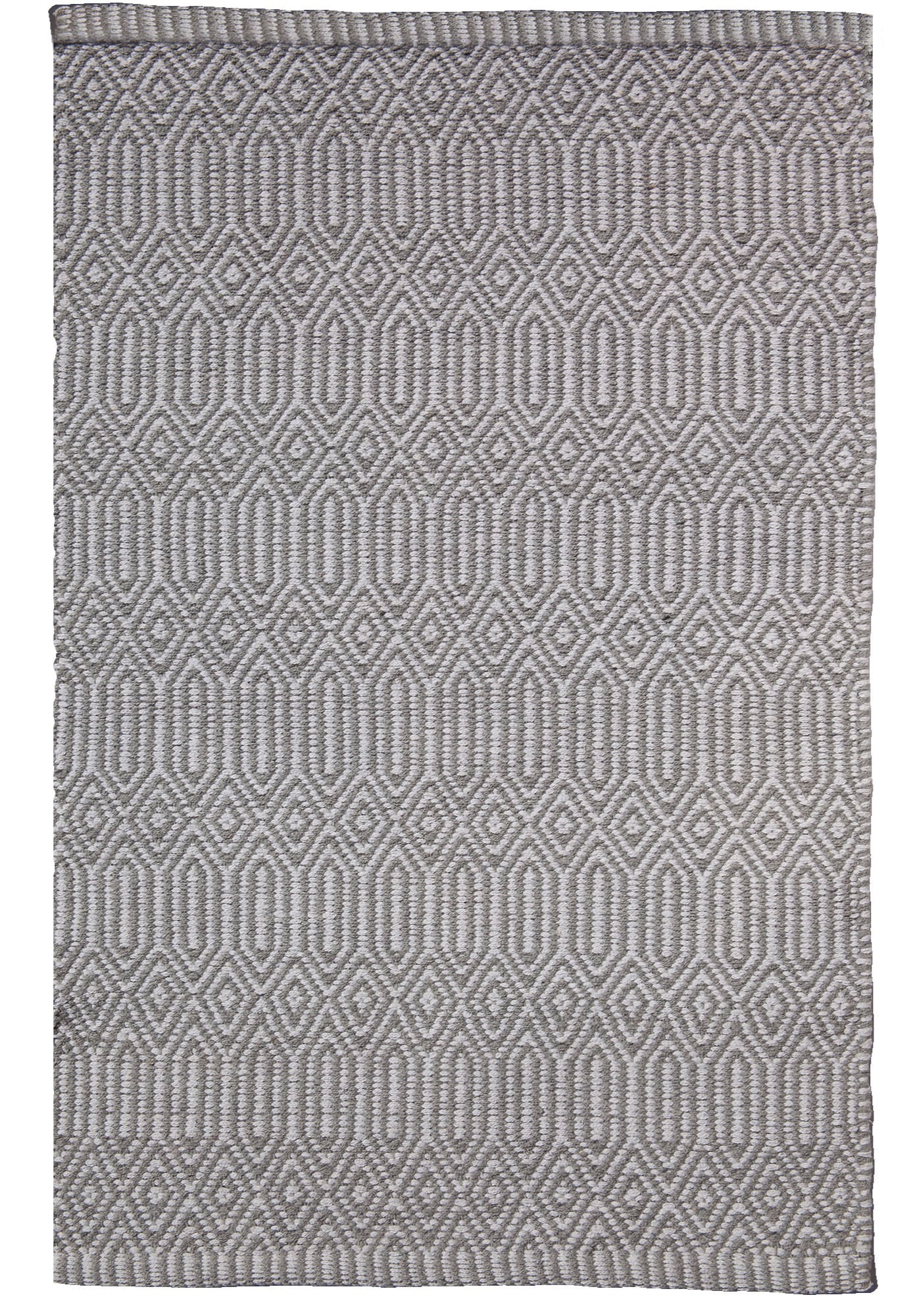 Hancock Eco Cotton Rug - Grey/White - Hook & Loom Hancock Eco Cotton Rug - Grey/White - Hook & Loom