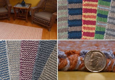 Hook & Loom Cotton Rug Collage