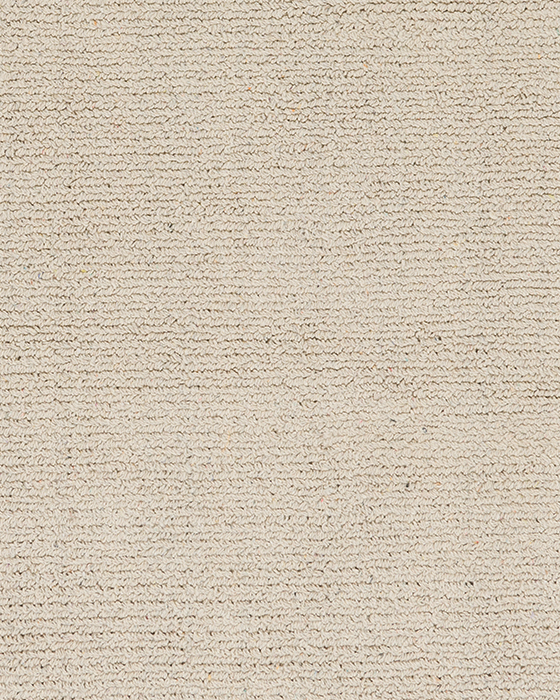 Loom Hooked Solid Natural Eco Cotton Rug - Hook & Loom