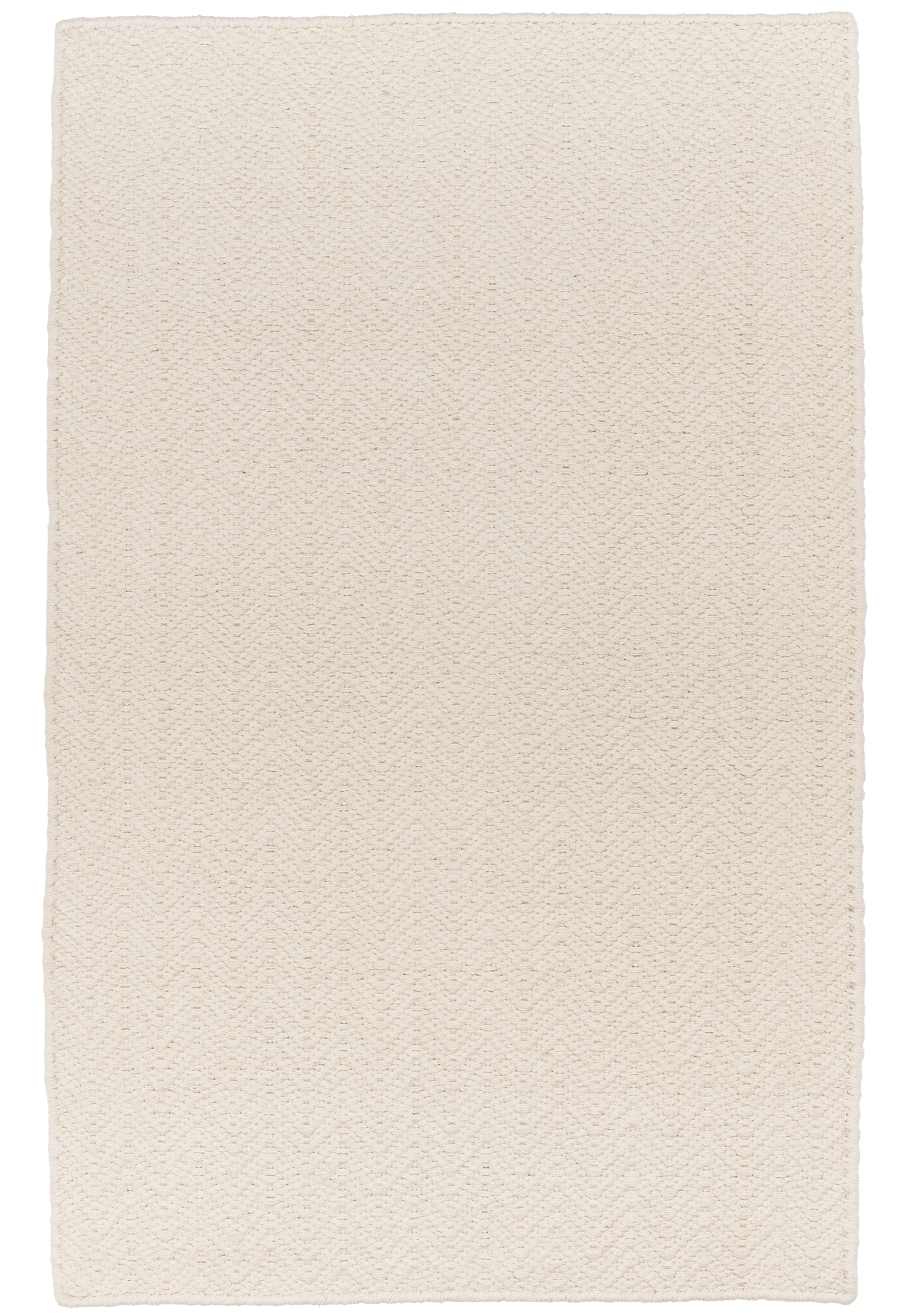 ラグ cotton mini rug 16dot cream Zigzag Organic Cotton Thick Woven Rug - Hook & Loom