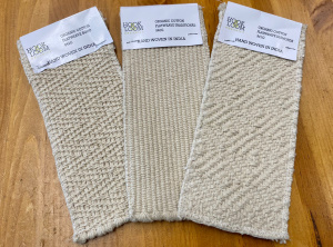 Organic Cotton Flatweave swatches